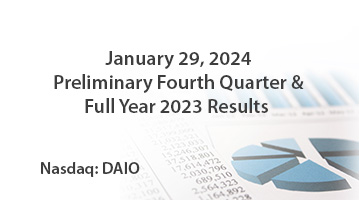DAIO Fourth Quarter and 2023 Preliminary Results